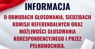 Referendum obejmie 19 obwodów głosowania